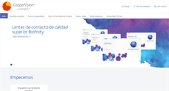 Desktop Screenshot of coopervisionlatam.com