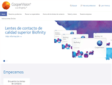 Tablet Screenshot of coopervisionlatam.com